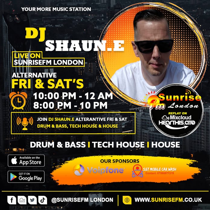 DJ Shaun.E (Fri & Sat)