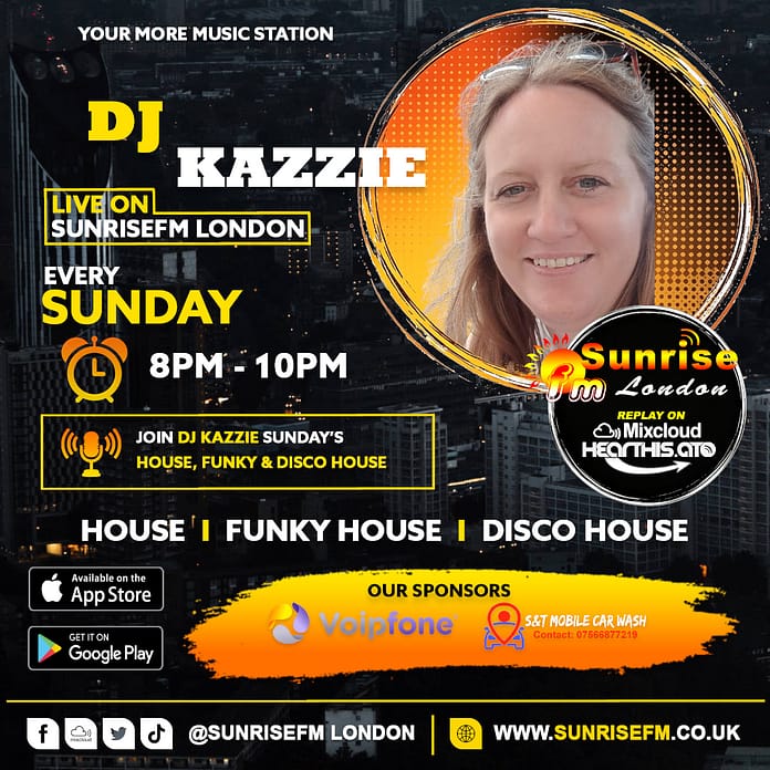 DJ Kazzie (Sunday 8pm - 10pm)