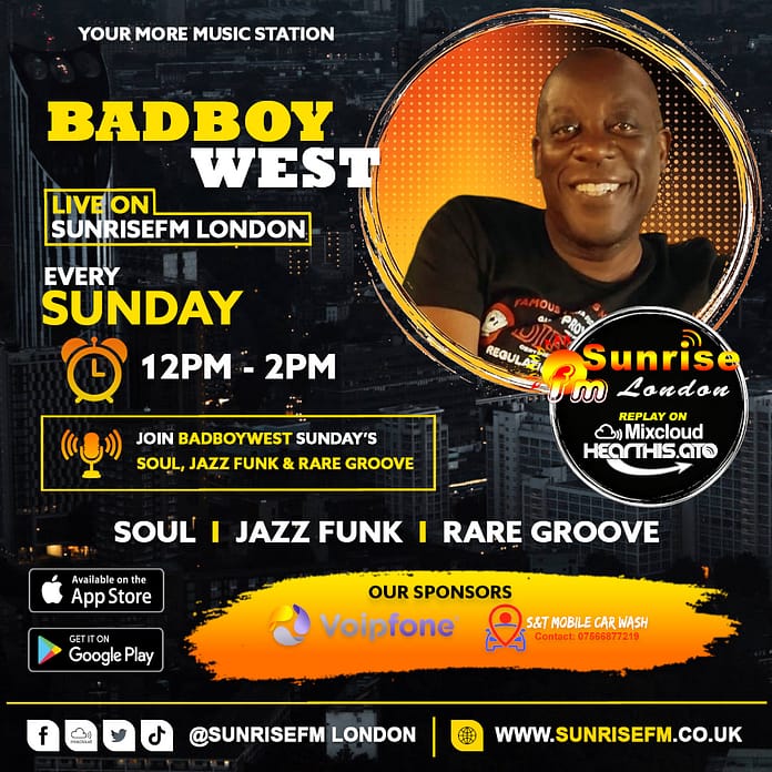 BadBoyWest (Sunday 12pm - 2pm)