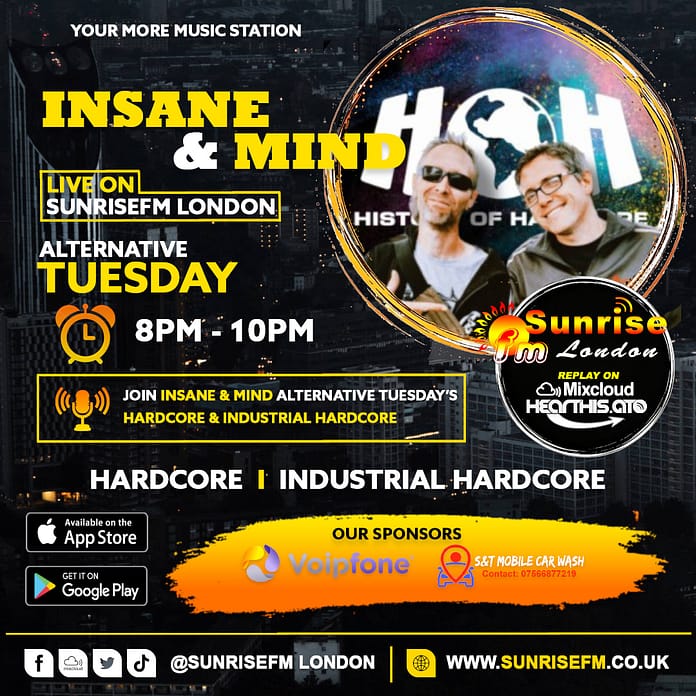 Insane & Mind (Tuesday 8pm - 10pm)