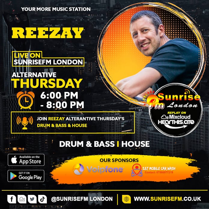 Reezay (Thursday 8pm - 10pm)