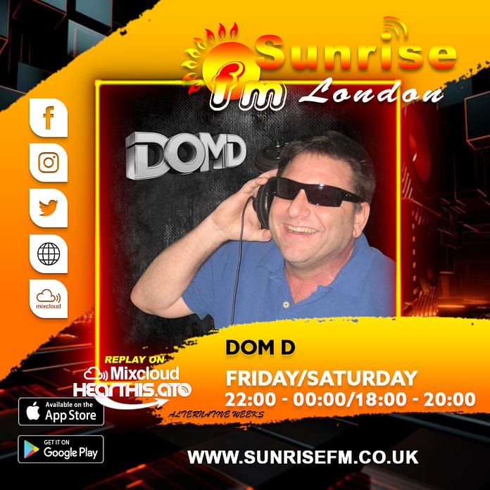 Dom D (Fri & Sat 10pm - 12am)